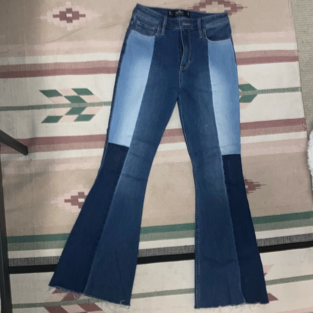 Hollister Patchwork Vintage Flare Jeans